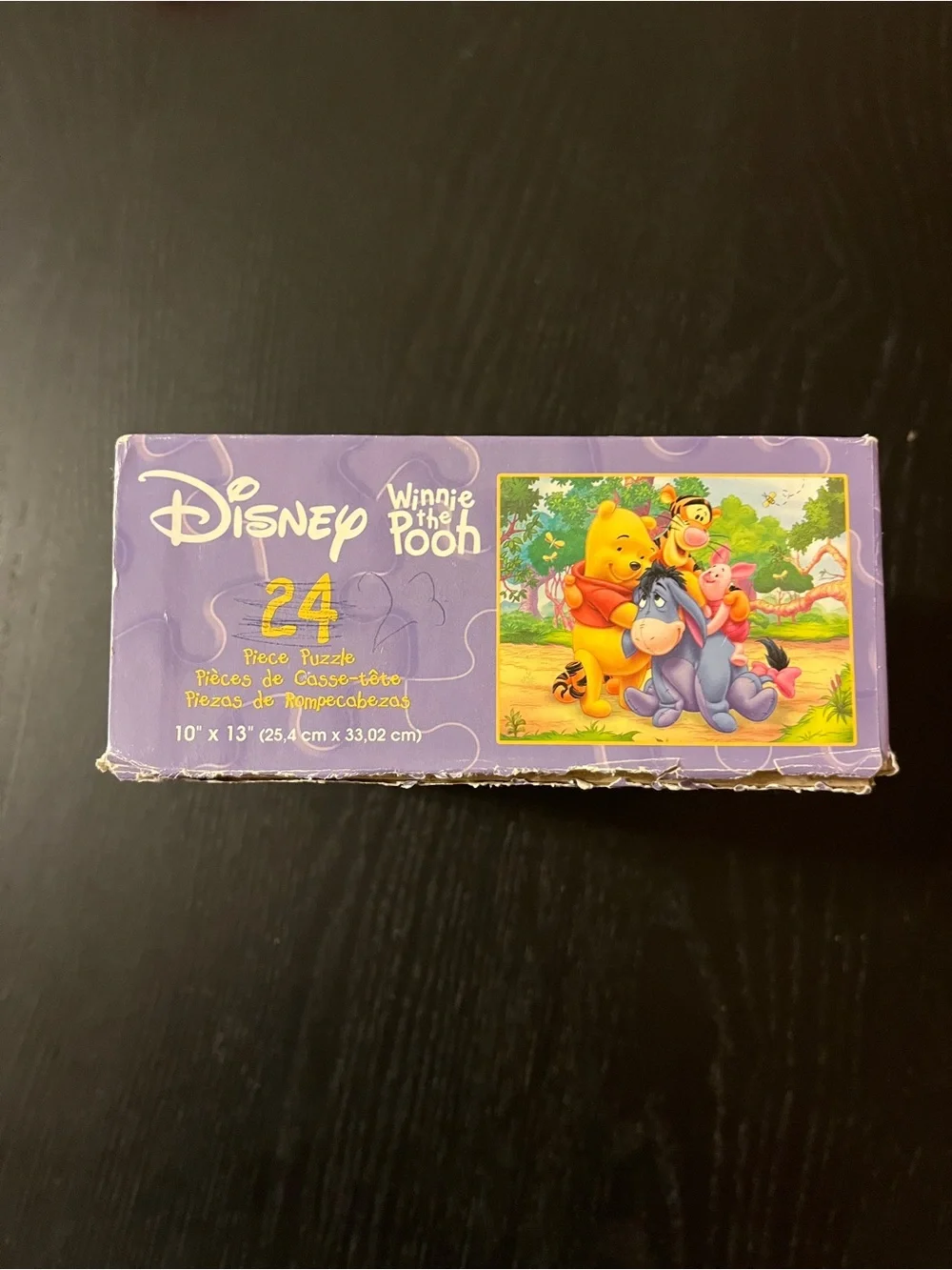Disney Winnie the Pooh Puzzle with Purple Box